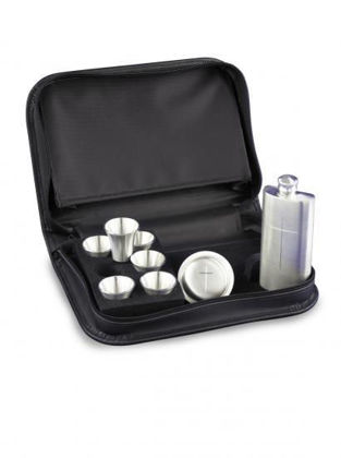 Picture of 8 Piece Pewter Set in Zipped Case