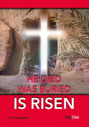 Picture of He died Was buried Is risen