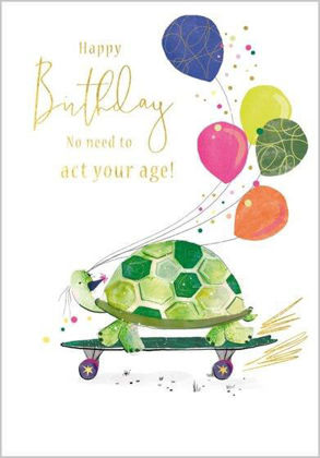 Picture of Tortoise and balloons