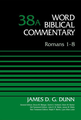 Picture of Romans 1-8, Volume 38A (WBC)