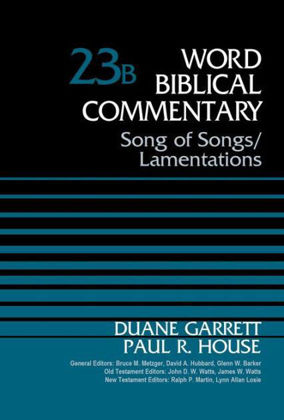 Picture of Song Of Songs Lamentation, Vol 23B (WBC)