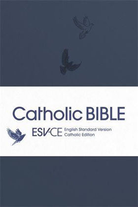 Picture of ESV-CE Catholic Bible, Anglicized Pocket Navy Blue