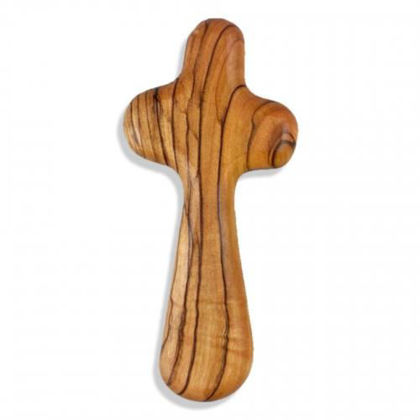 Picture of Olive wood Holding cross 8.5cm x 5cm