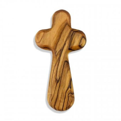 Picture of Olive wood holding cross 6.5cm x 4cm